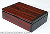 Bullion coin display box - Cocobolo, ebony