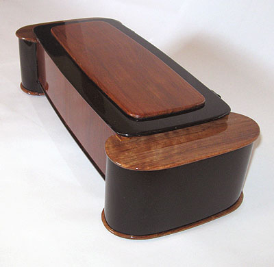Artistic wood box - Buoyant - back view
