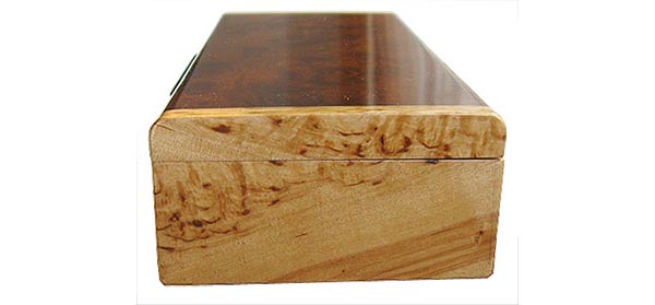 Masur birch box end - Handmade slim wood box