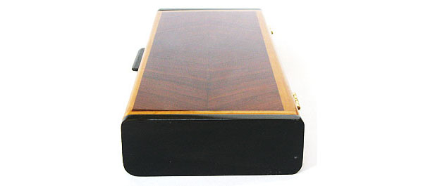 Ebony box end - Decorative wood desktop box