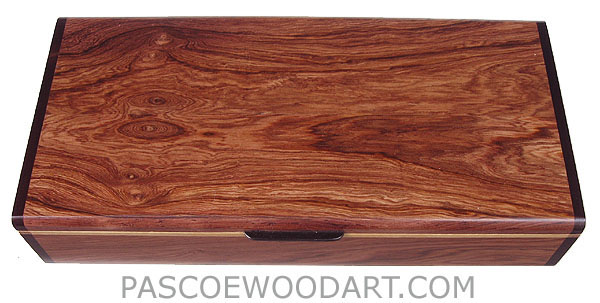 Handmade wood desktop box made of 