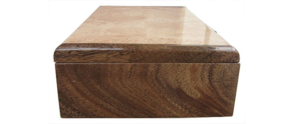 Hawaiian koa box end - Handmade wood box