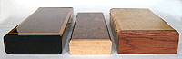 Desktop boxes relative thickness