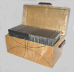 Tiger maple handmade CD box