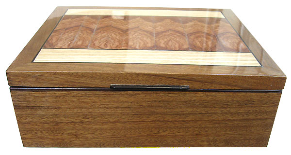 Shedua box front - Handmade wood box