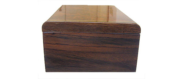 Asian ebony box end- Handmade wood box