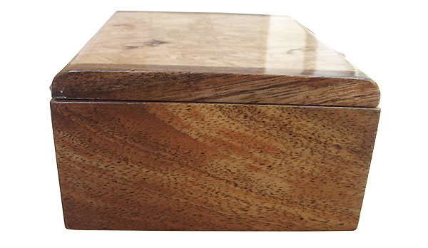 Hawaiian koa box end - Handmade wood box