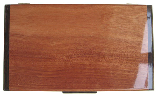 Bloodwood box top - Handmade wood keepsake box