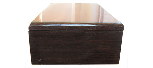 Wenge box side - Handmade wood box