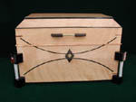 CD storage box - Mansard - Curly birch box