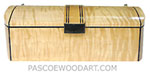 Medication Minder: Pill box  MM-23 - Tiger maple box