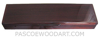 Handmade wood pill box - Decorative wood weekly pill organizer made of Bois de Rose