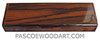 Handmade wood weekly pill box - Decorative wood 7 day pill organizer made of Honduras rosewood