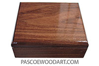 Handmade small wood box - Decorative small keepsake box made of Santos rosewood