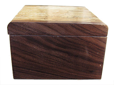 Santos rosewood box end - Handmade small wood box