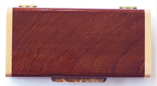 Sapele box top - Decorative small wood box