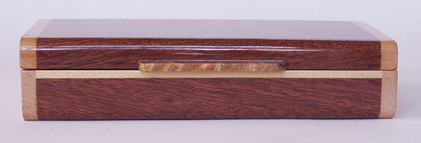 Small wood box - front view