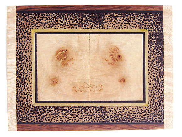 Decorative small wood box top -Handmade small wood box