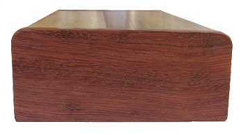 Bubinga box end - Handmade small wood box