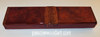 Camphor burl and Sapele pill box S-11