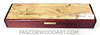 Spalted maple wood weekly pill organizer S-18