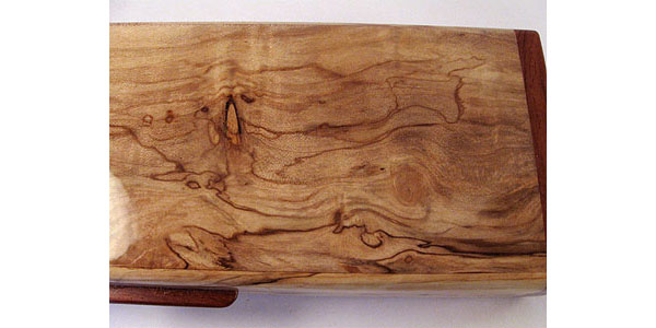 Spalted maple top closeup