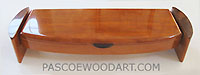 Handmade cherry wood weekly pill organizer SP-1