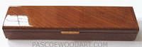 Handmade wood weekly pill organizer