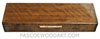 Handmade decorative wood weekly pill box - 7 day pill organizer - shedua, madrone burl