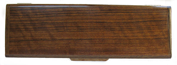 Decorative wood weekly pill box - Handmade wood box made of shedua