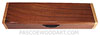 Handmade wood weekly pill box - Decorative wood 7 day pill organizer made of kbobthorn, figured maple, ebony