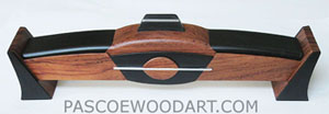 Handmade decorative wood weekly pill organizer