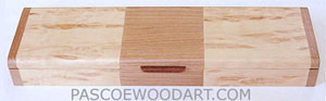 Handmade decorative wood weekly pill box or small jewelry organizer