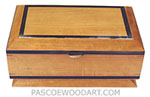 Ceylon Satinwood box with Ebony trim - Prism