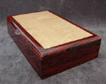 Handcrafted wood box for men - Colobolo, blistered maple
