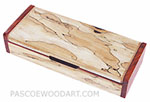 Spalted maple box - Handmade decorative wood desktop box - wood pen box