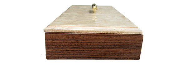 Bolivian rosewood box end