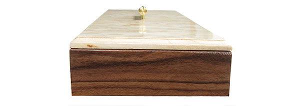 Bolivian rosewood box end