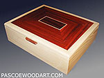 Handmade wood large keepsake box