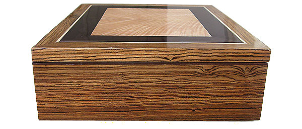 Bocote box side - Handcrafted wood box
