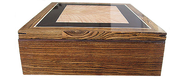 Bocote box side - Handcrafted wood box