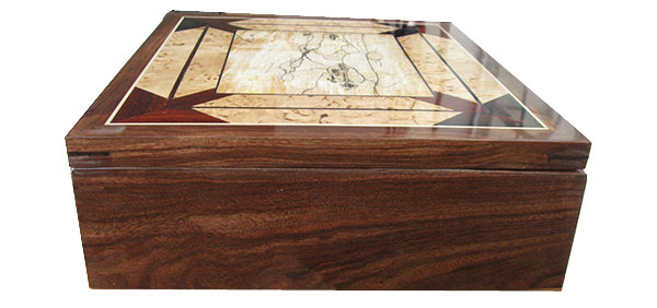 Chechen box side - Handmade wood keepsake box