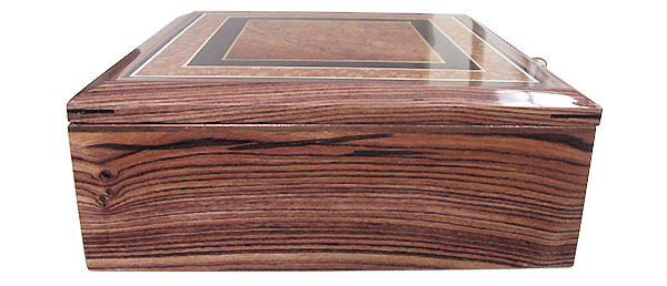 Honduras rosewood box side - Handcrafted wood box