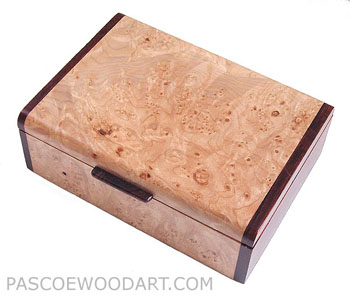 Maple burl box - Handmade wood box