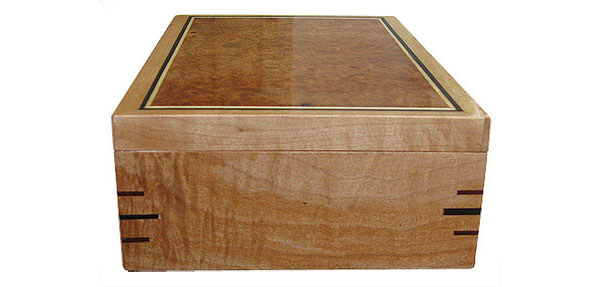 Maple box end - Handmade decorative wood box