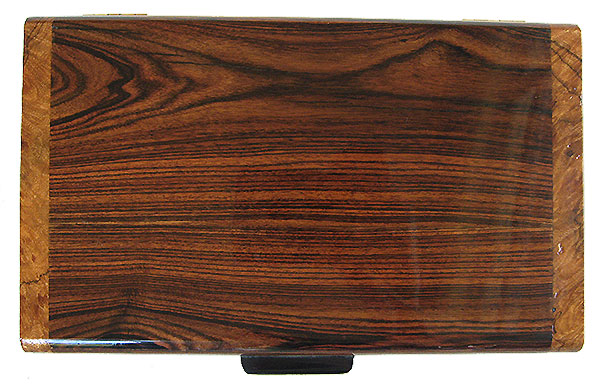 Brazilian kingwood box top - Handmade wood decorative keepsake box