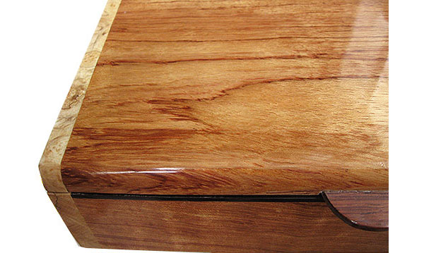 Bubing box top close up - Handmade wood box