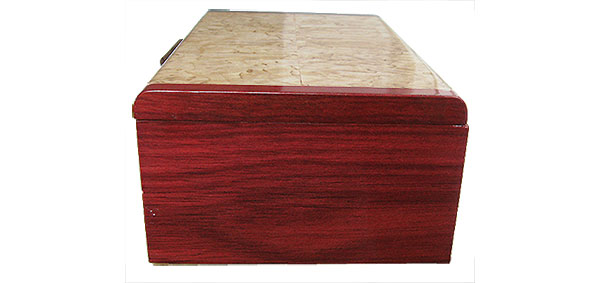 Bloodwood box side - Handmade wood box