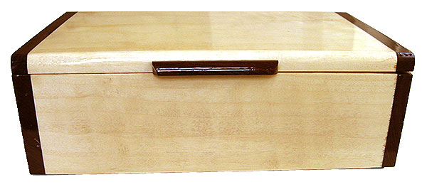 Aspen box front - Handmade wood decorative keepsake box