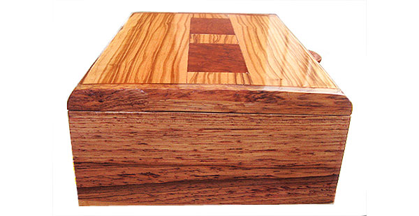 Honduras rosewood box end - Handmade wood box